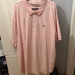 Tommy Bahama Light Pink Polo Shirt